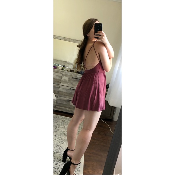 Urban Outfitters Silence + Noise Red Romper Small - Picture 3 of 11